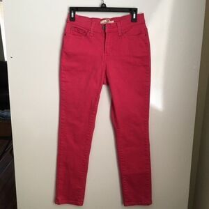 Levis 512 pink jeans